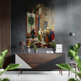 Rug Merchant Brushed Aluminium Dibond Wall Art.